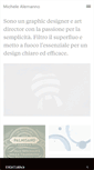 Mobile Screenshot of michelealemanno.com